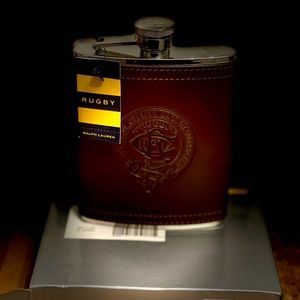 Vintage RL Rugby Limited Edition leather flask